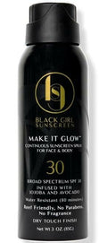Black Girl Sunscreen Make It Glow Sunscreen Spray - SPF 30 - 3oz