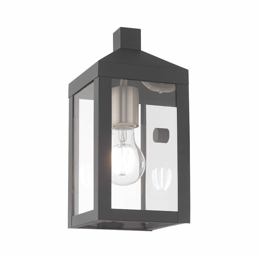 Livex Lighting 20581-01 1 Light Outdoor Wall Lantern, Brass
