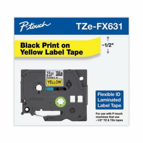 Brother International TZEFX631CS Tze Flexible Tape Cartridge For P-touch
