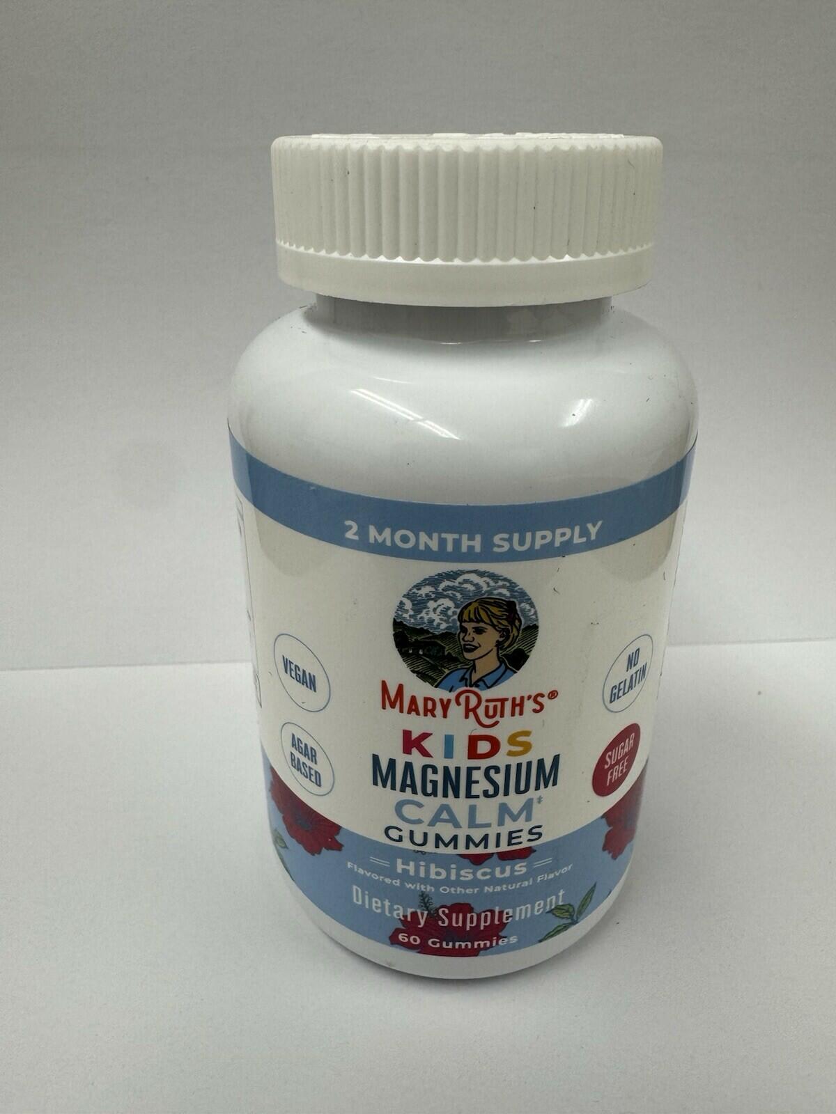 Kids Magnesium Calm Gummies, Hibiscus, 30 ct EXP: 542501039053109/26