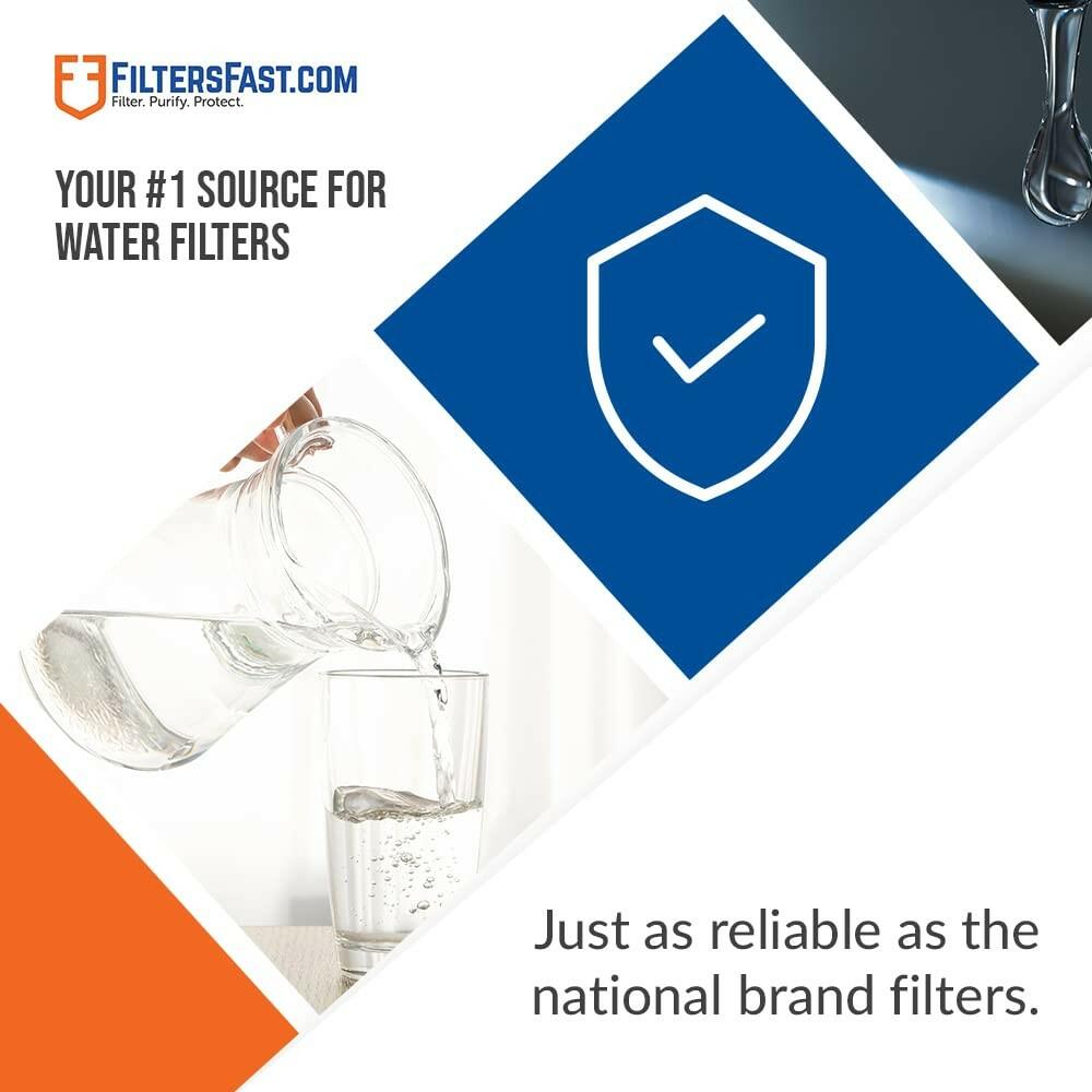 Filters Fast FF-SW-10 Toilet Tank Water Filter In-Tank Bowl Cleaner Limescale