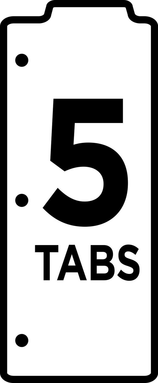 Avery Snap-In Plastic Bookmark Dividers for 3 Ring Binder, White Labels, 1