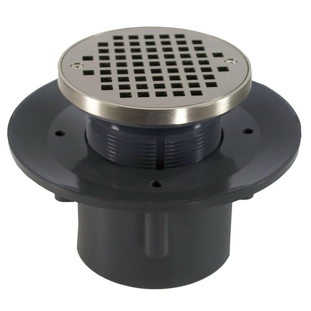 Jones Stephens Corp - 3 X 4 Pvc Slab Drain W/6 Nb Str & Ring