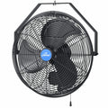 iLiving 18" Wall Mounted Variable Speed Indoor/Outdoor Weatherproof Fan Indus...