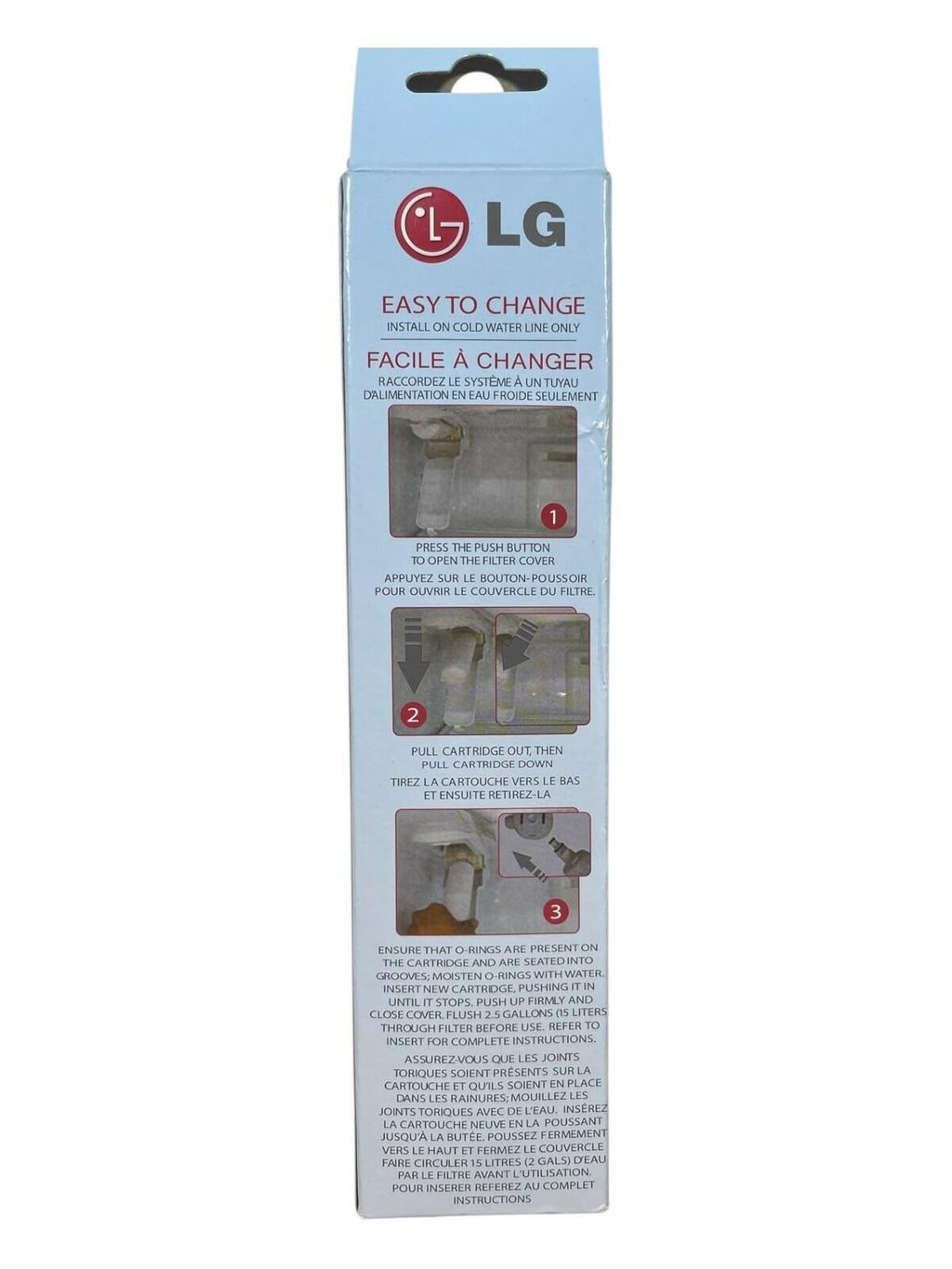 LG 6 month / 200 Gallon Capacity Replacement Refrigerator Water Filter (LT700P),