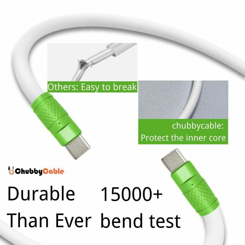 chubbycable Color Block Chubby - 120W Fast Charging Cable Durable Ultra-Thick