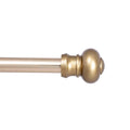 Kenney 7/16” Ashby Café Window Curtain Rod, Bronze, 28-48”