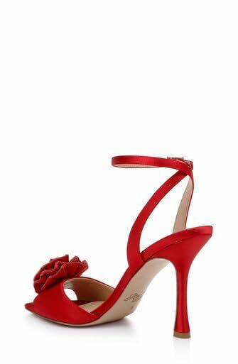Jewel Badgley Mischka Vida Rosette Peep Stiletto