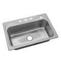 STERLING 37047-4-NA Southhaven 33-inch by 22-inch Top-mount Single Bowl Kitchen