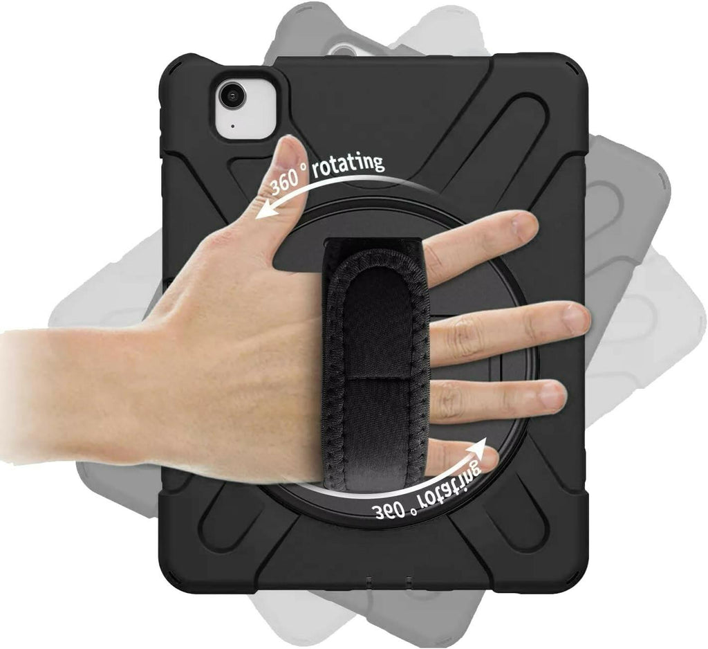 CODi Rugged Carrying Case for 11" Apple iPad Pro Gen 2, 3, and 4 Tablet - Black
