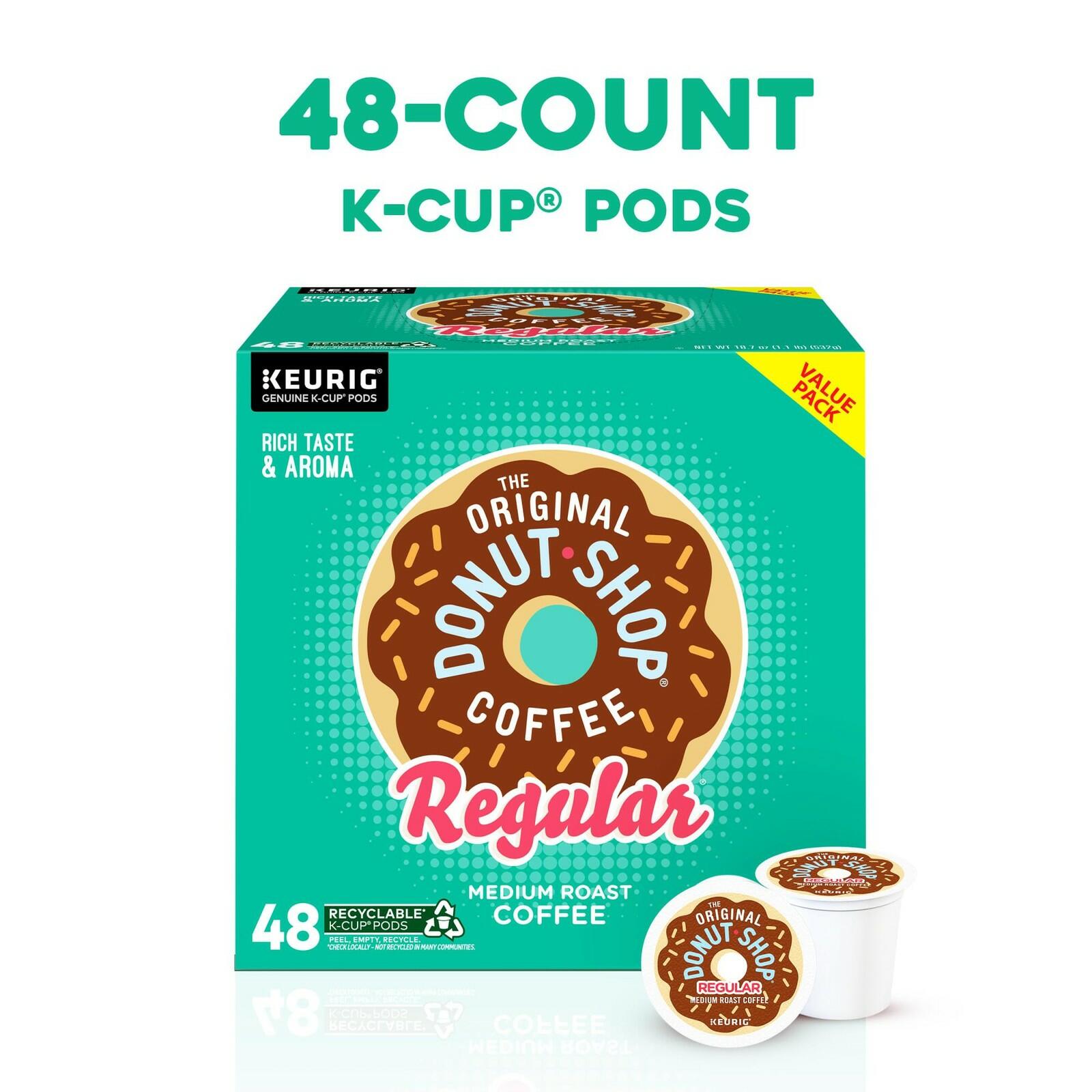 The Original Donut Shop Regular, Single-Serve Keurig K-Cup Pods, Medium Roast