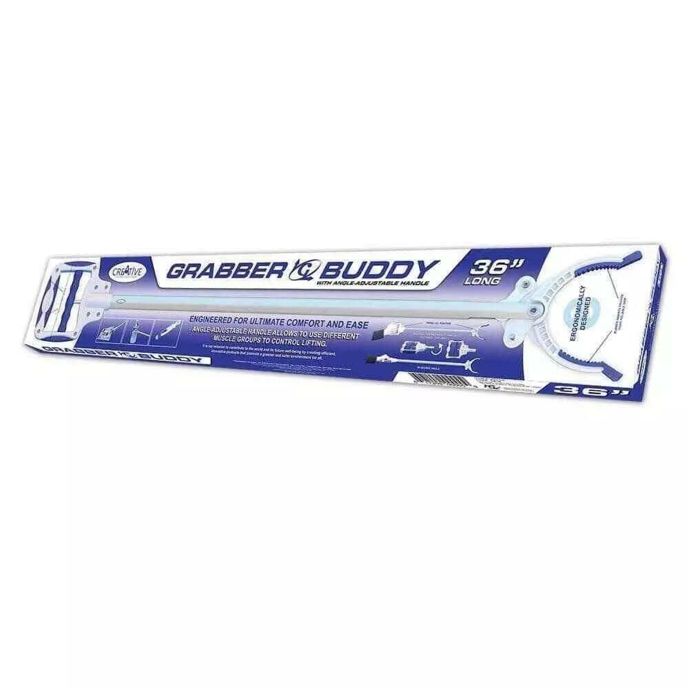 Grabber Buddy Reacher Pick Up Tool with Dual Powerful Magnets, Angle-Adjustable