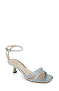 Jewel Badgley Mischka Hayzel Metallic Kitten Heel Sandal