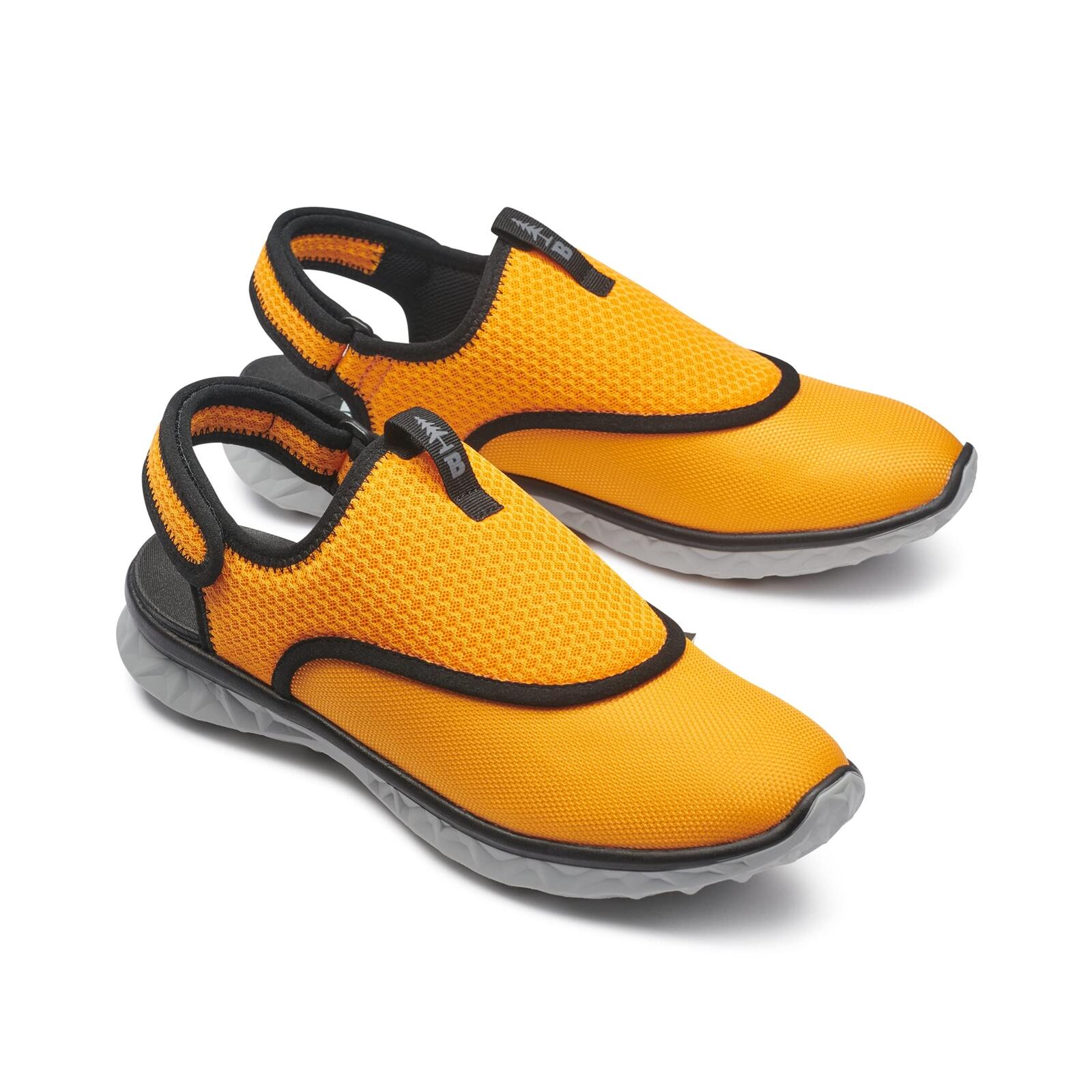 BASS OUTDOOR Men's Hex Action Hiking Shoes – Traction Sole Slip-Ons, Flame ORNG,