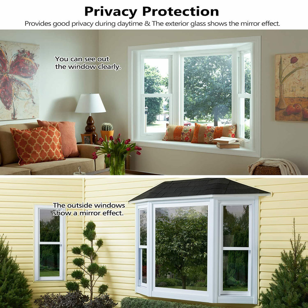 HooTown Window Tint for Home One Way Window Film Heat Control Anti UV Window ...