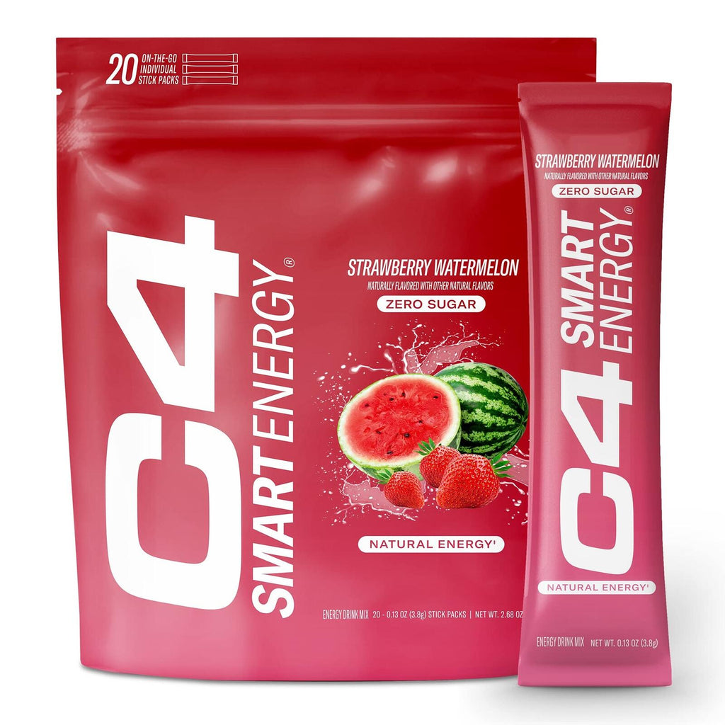 Cellucor C4 Smart Energy Powder Stick Packs Sugar Free 140 Ct