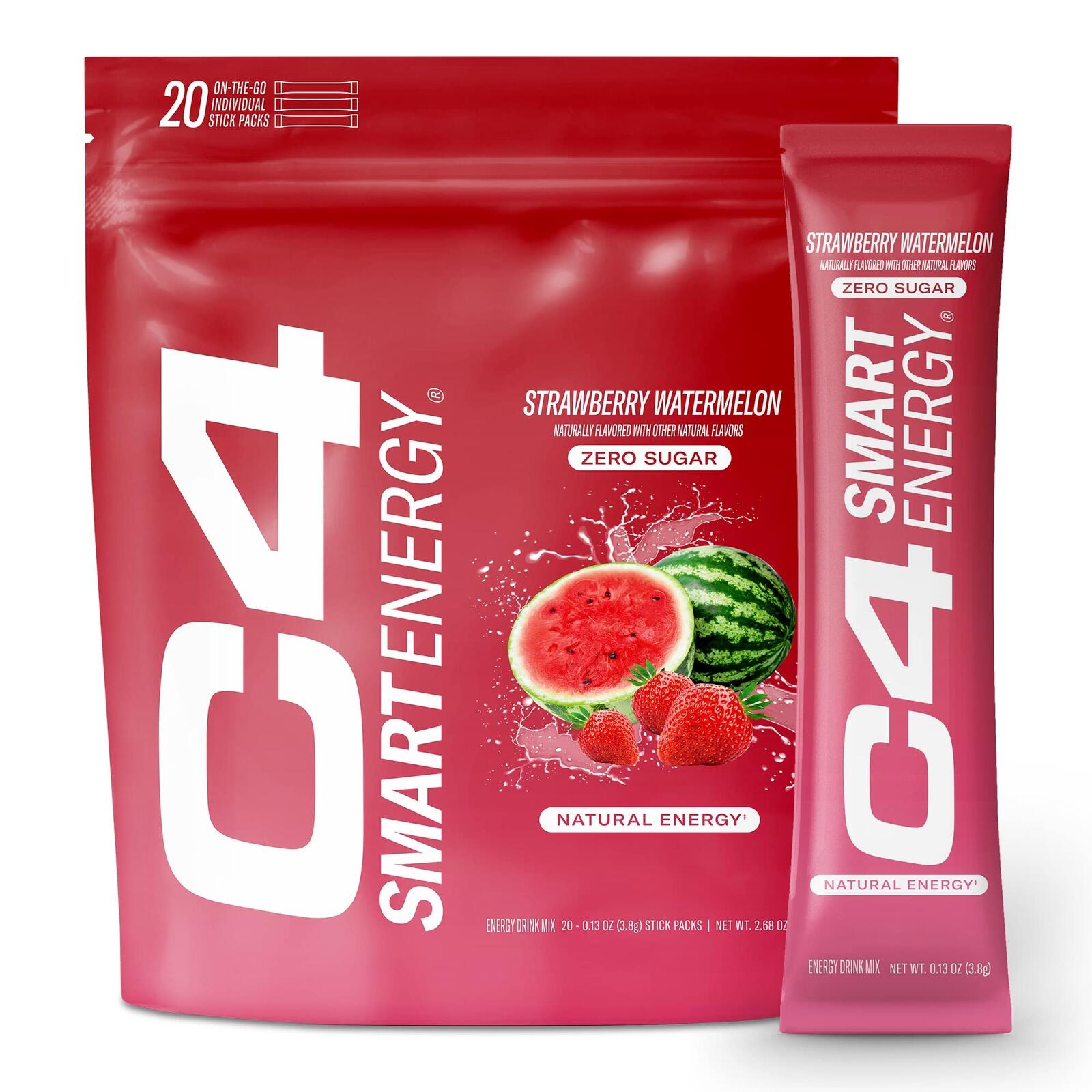 Cellucor C4 Smart Energy Powder Stick Packs Sugar Free 140 Ct