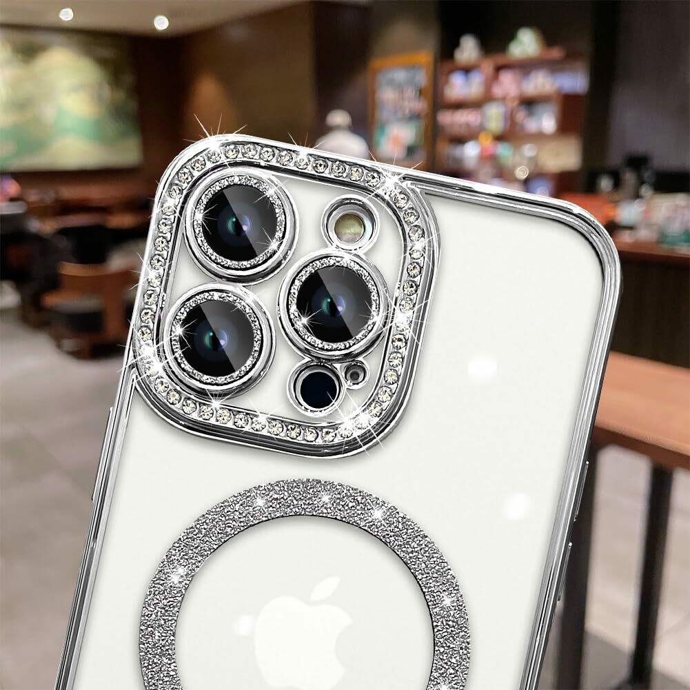 MZELQ Compatible with iPhone 12 Pro Max Case Plating Electroplate Magnetic