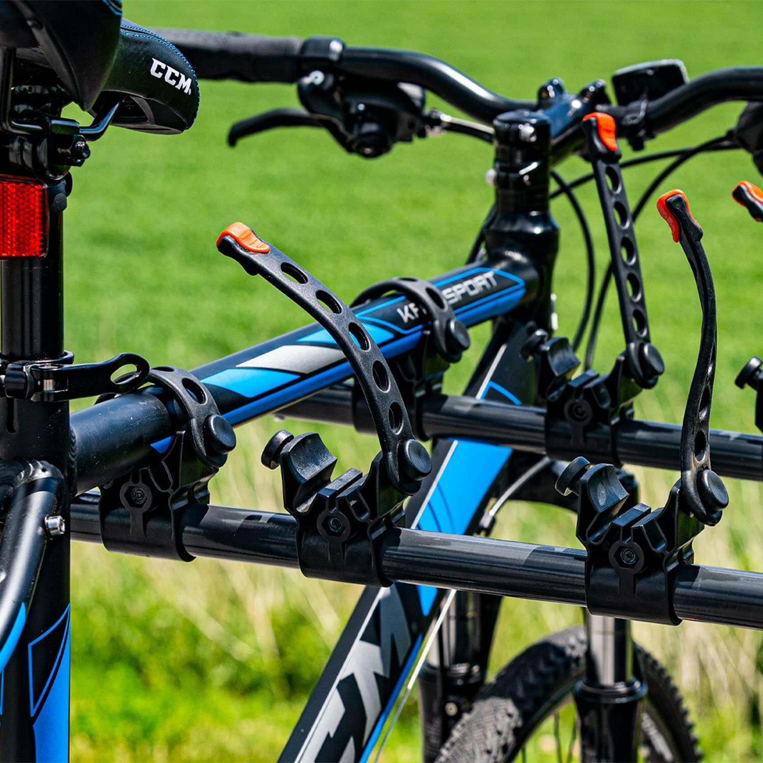 DK2 4-Bike Hitch Mount Bicycle Carrier | BCR290 | Powder Coated Steel | 200 lb.