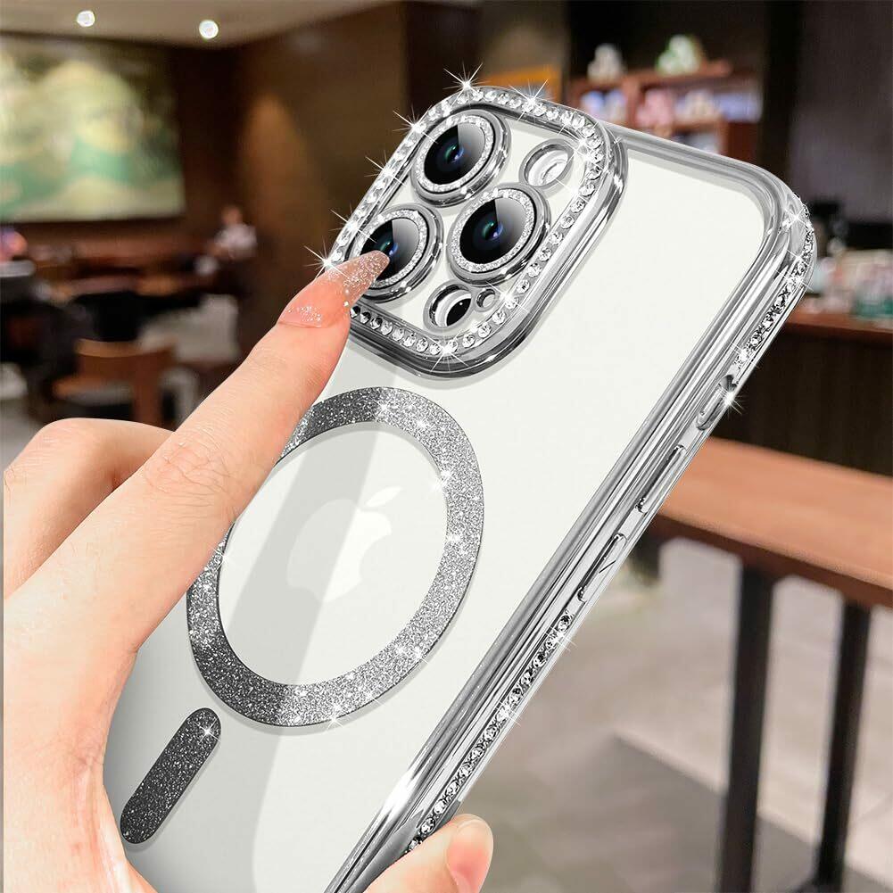 MZELQ Compatible with iPhone 12 Pro Max Case Plating Electroplate Magnetic