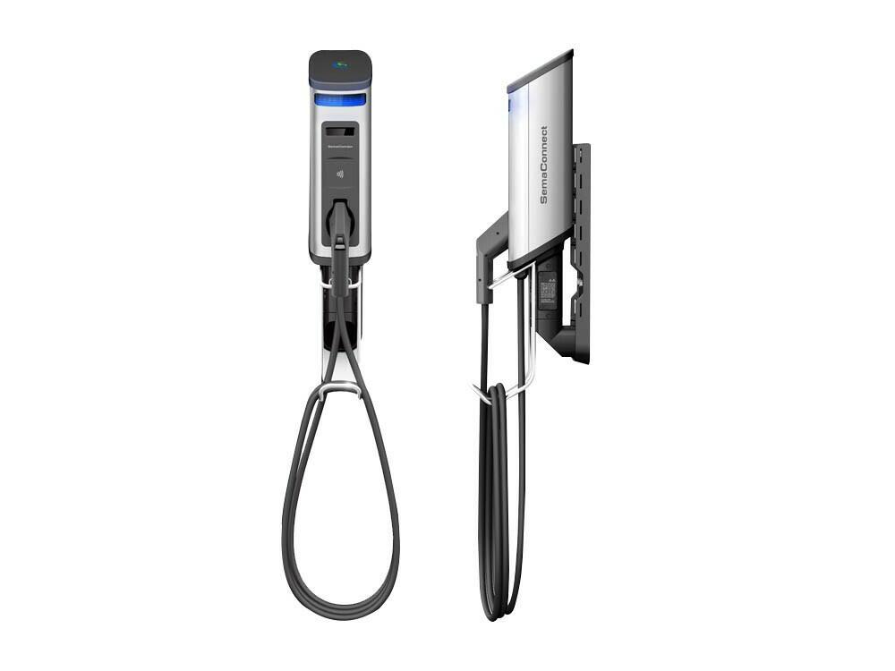 SEMACONNECT Series 6 EV Charger SC6-FULL1-W Wall Mount Level 2 240V Commercial C