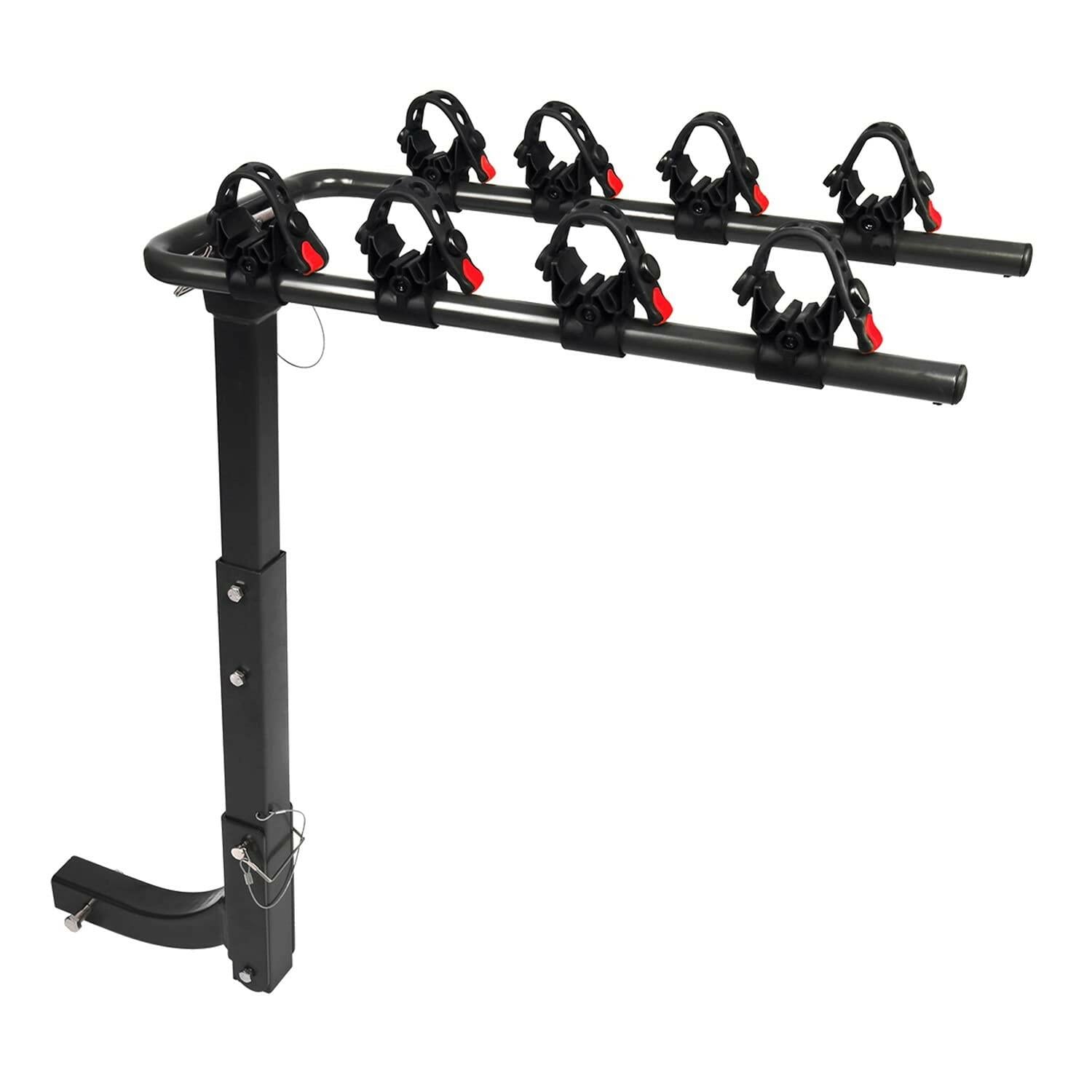 DK2 4-Bike Hitch Mount Bicycle Carrier | BCR290 | Powder Coated Steel | 200 lb.