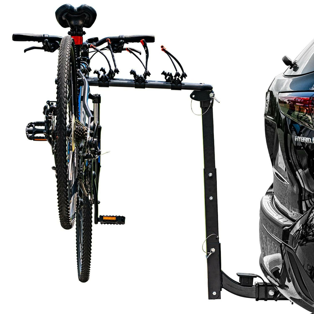 DK2 4-Bike Hitch Mount Bicycle Carrier | BCR290 | Powder Coated Steel | 200 lb.