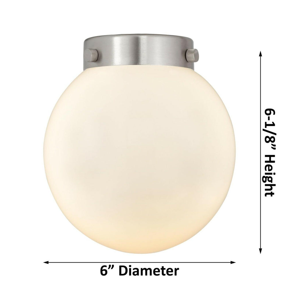 Innovations 201C-SN-G204-6 1 Light Mini Pendant, Brushed Satin Nickel