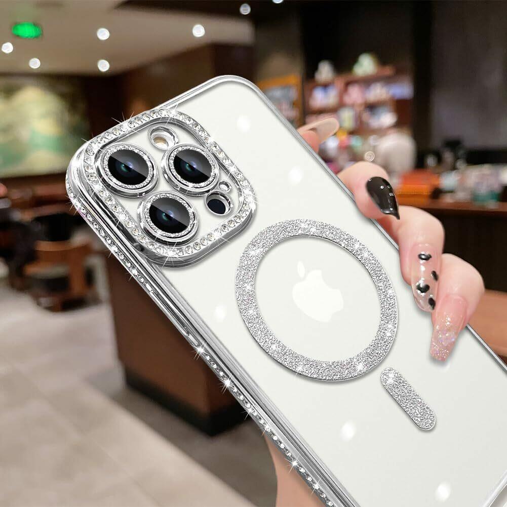 MZELQ Compatible with iPhone 12 Pro Max Case Plating Electroplate Magnetic