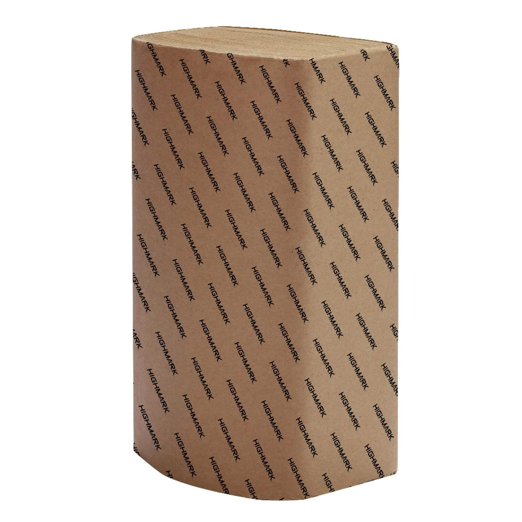 Highmark® 100% Recycled Multifold Paper Towels, 9 1/4" x 9 1/4", Natural, 250