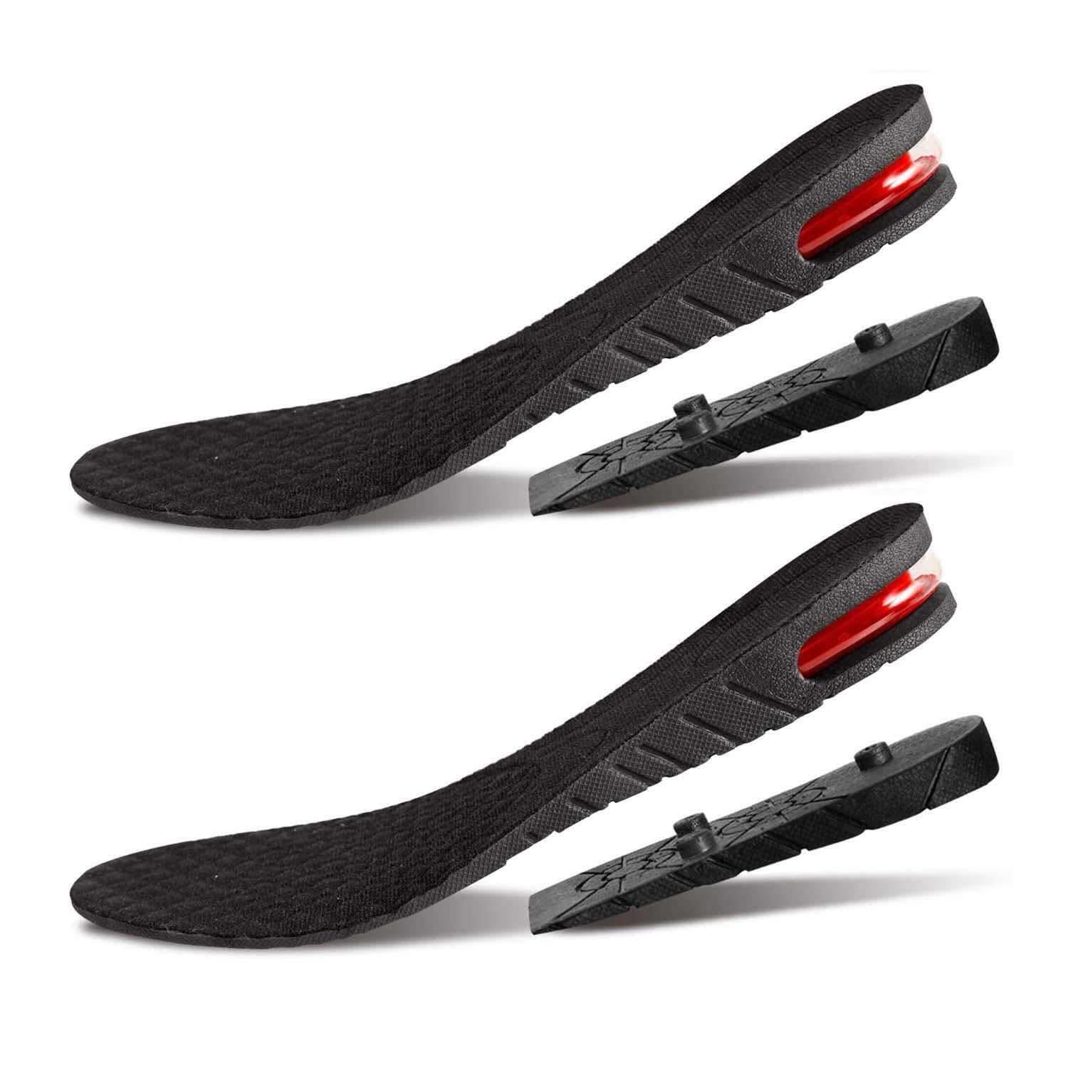 Height Increase Insoles Air Cushion Taller Insole, Shoe Lift Elevator,2 Layer