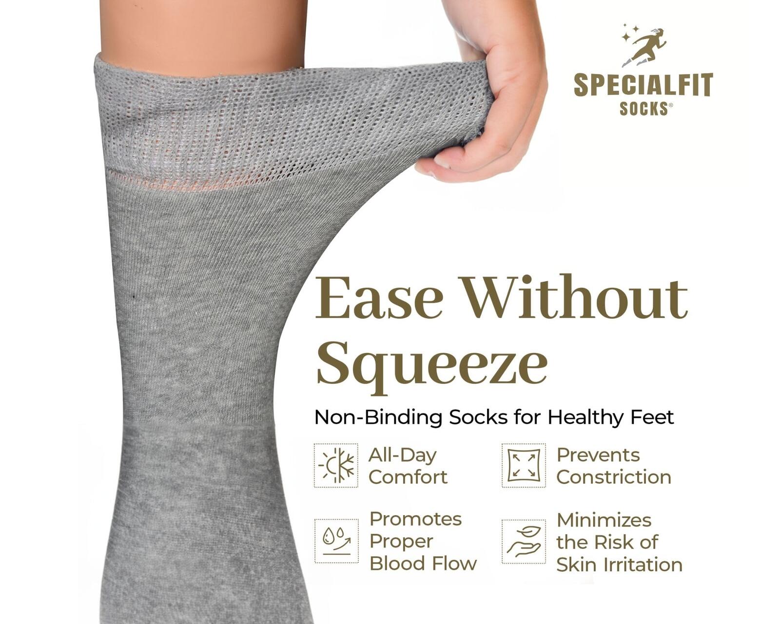 Diabetic socks for women/unisex - Cozy and fuzzy - Super soft and Cushioned