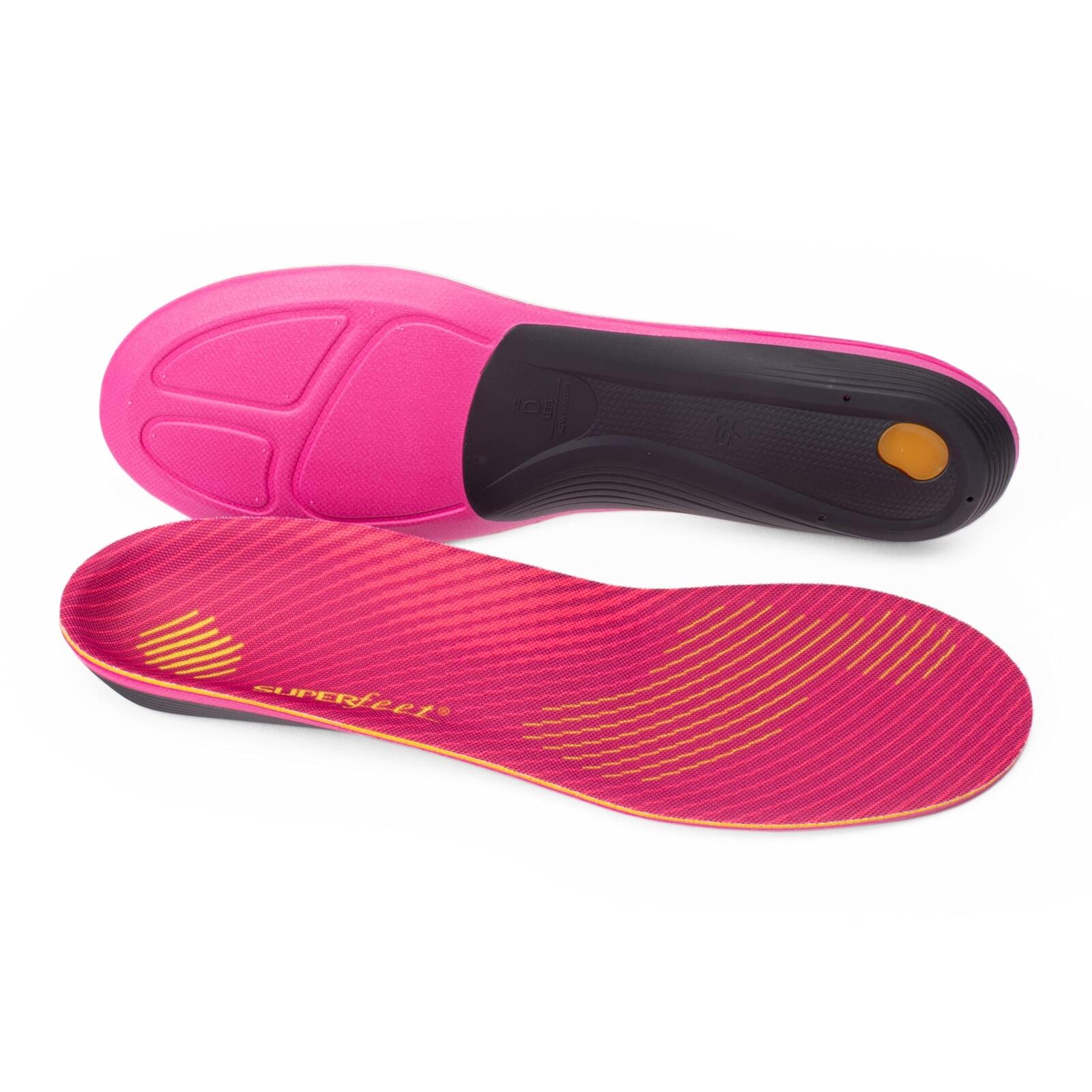 Superfeet Run Women’s High Arch Support Insoles Trim-to-Fit Carbon