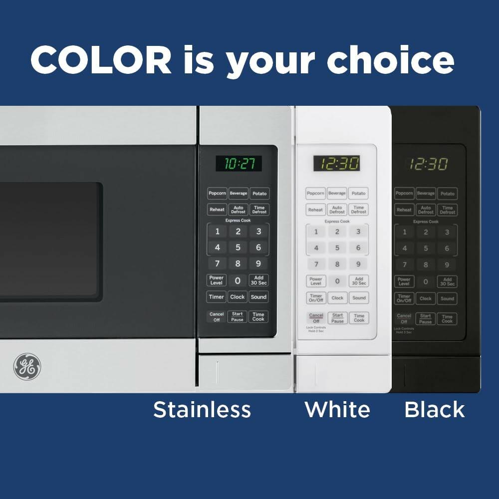 GE Countertop Microwave Oven, Compact 0.7 Cubic Ft., 700-watt Capacity, 6 Auto