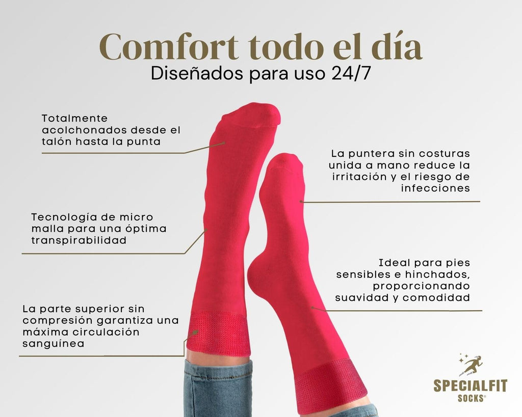 Diabetic socks for women/unisex - Cozy and fuzzy - Super soft and Cushioned