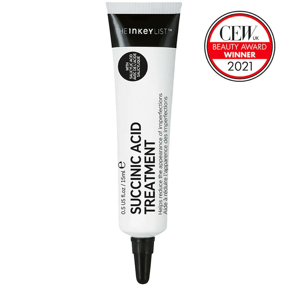 The INKEY List Succinic Acid Acne Treatment 15ml NEW Authentic Spot Treatment