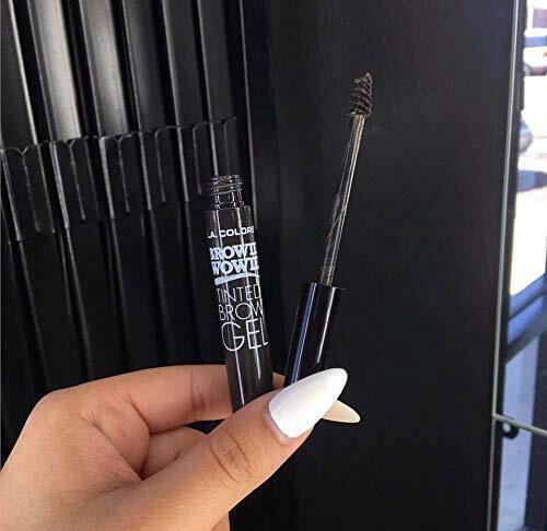 L.A. COLORS Browie Wowie Tinted Brow Gel, Dark Brown CBG413