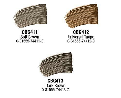 L.A. COLORS Browie Wowie Tinted Brow Gel, Dark Brown CBG413