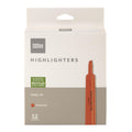 Office Depot Chisel-Tip Highlighter, 100% Recycled Plastic, Fluorescent Orange,