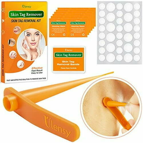 Ulensy Skin Tag Remover  Standard Skin Tag Removal Kit with 36Pcs Repair Patches