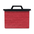 ACCO 2-Hole Laser Printer Hanging Expandable Binder, 8.5 x 11 Inches, Red