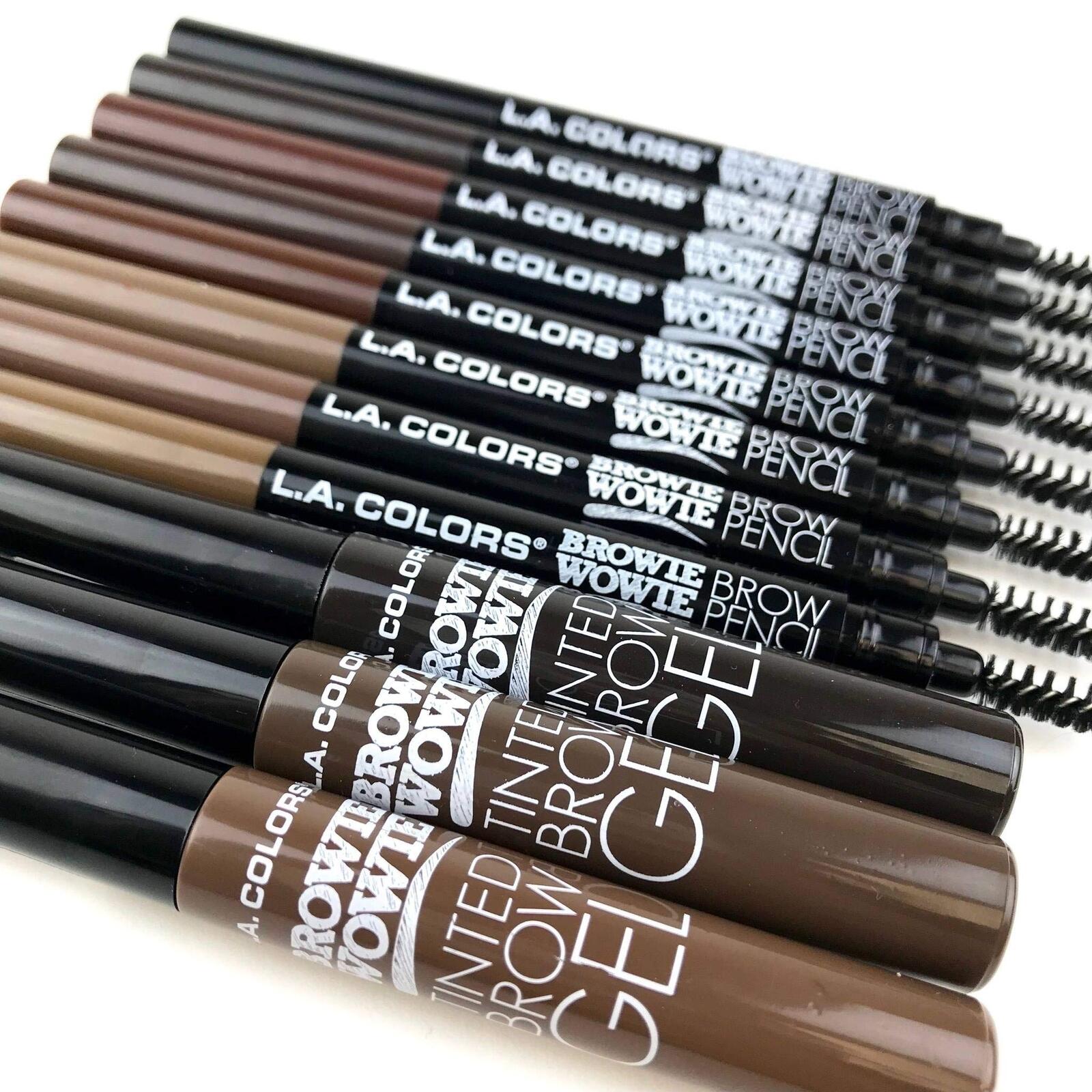 L.A. COLORS Browie Wowie Tinted Brow Gel, Dark Brown CBG413