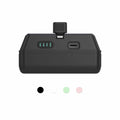 Nennovei Mini Portable Charger Power Bank for iPhone 5000mAh, Built-in USB-C
