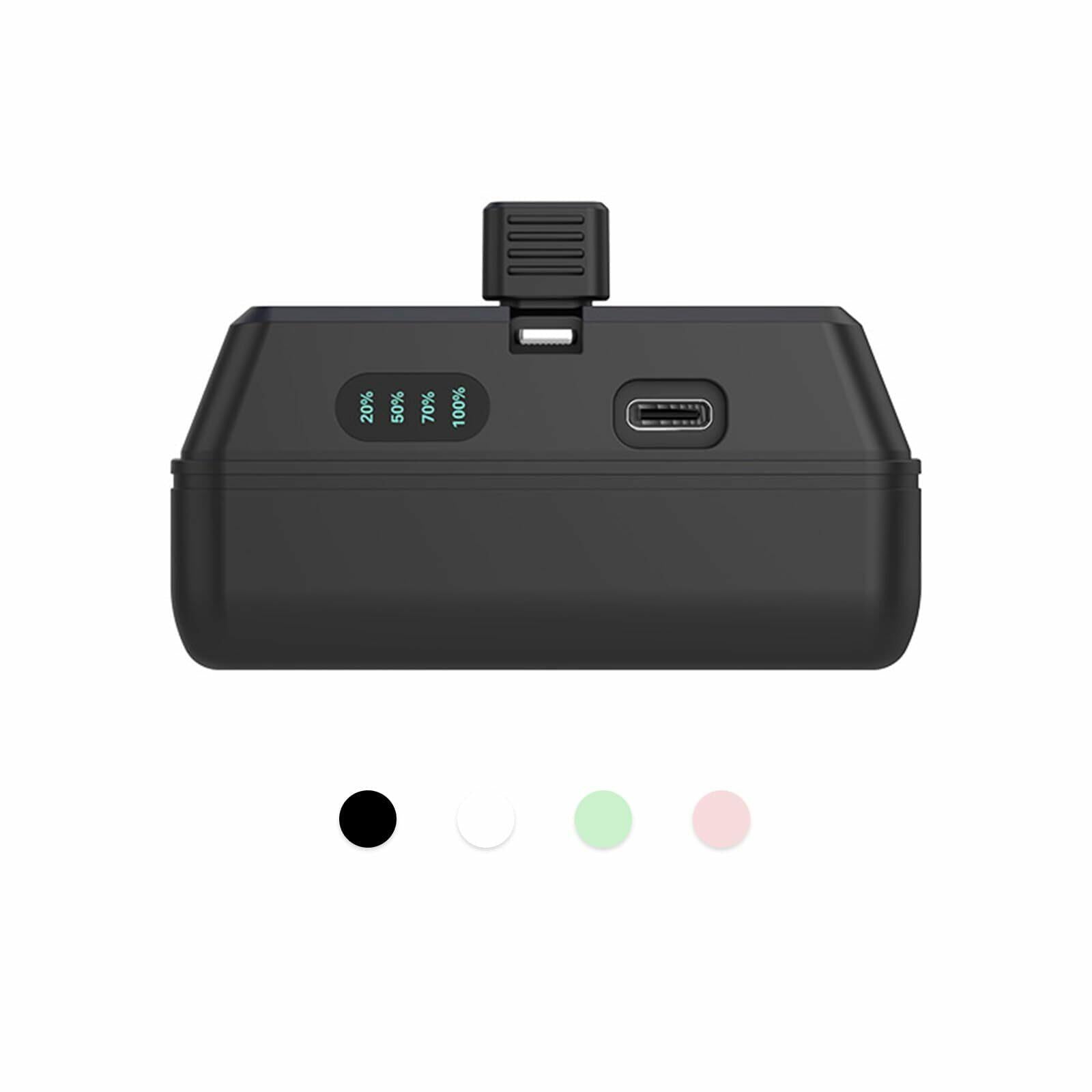 Nennovei Mini Portable Charger Power Bank for iPhone 5000mAh, Built-in USB-C