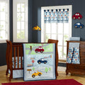 My Little Town 4-Piece Nursery Crib Bedding Set for Newborn Baby Infant