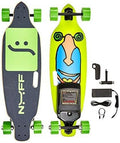 NUFF Electric Longboard, Black/ Green