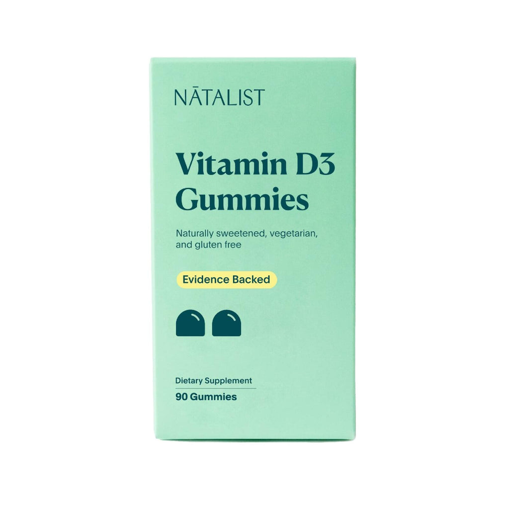 NATALIST Vitamin D3 1000 IU (25mcg) Gummies High Potency Immune Health Support