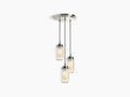 Kohler 22655-PE03-SNL Artifacts Fixture, Pendant Lighting for Kitchen Island,