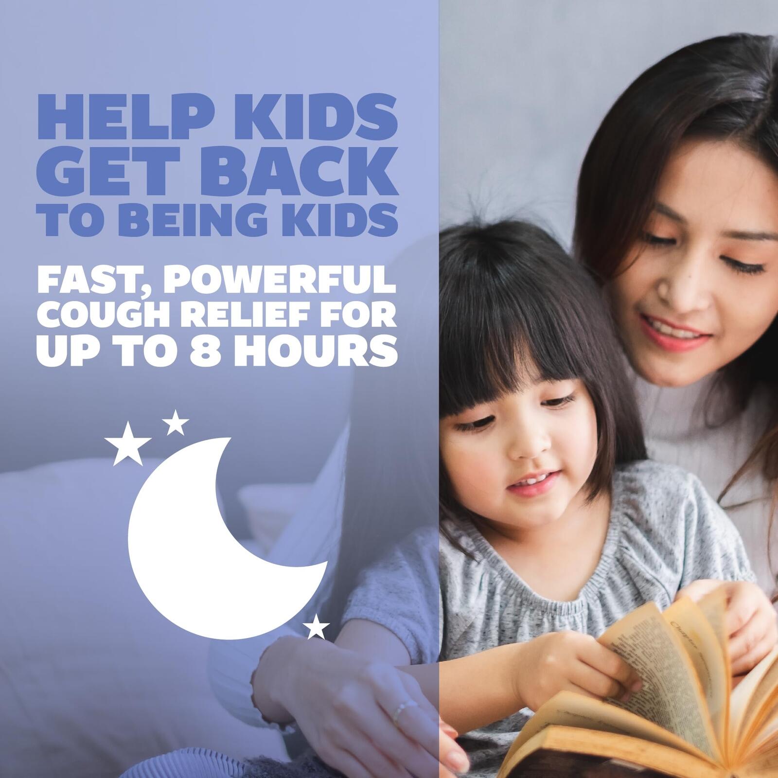 Genexa Clean Kids' Long-Acting Nighttime Cough Medicine, Dye Free, 0% Artificial