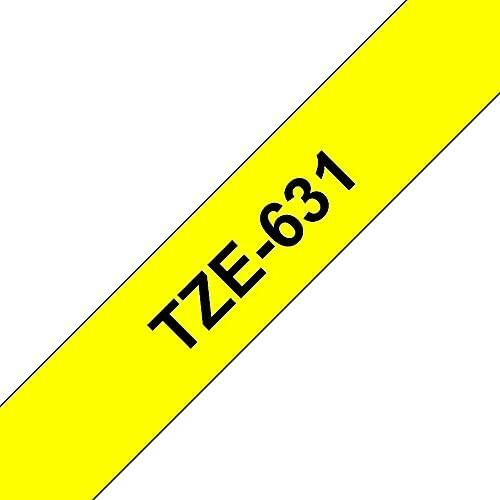 Brother Genuine P-Touch, TZe-6312Pk Tape ½” (12mm) 2-Pack Laminated P-Touch